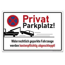 Privat parkplatz schild gebraucht kaufen  Fehrb.,-Winzeln