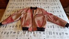 CHAQUETA CUERO ORIGINAL LEATHER COLLECTION TALLA M VINTAGE '80s UNIVERSITARIO comprar usado  Enviando para Brazil