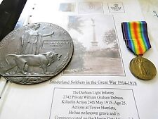 Victory medal plaque for sale  UK