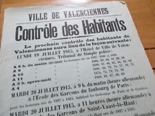 Affiche original wwi d'occasion  Einville-au-Jard
