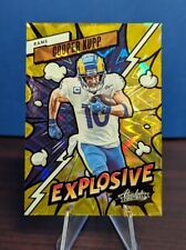2023 Absolute Football SSP GOLD EXPLOSIVE Cooper Kupp #5/10  L.A. RAMS , used for sale  Shipping to South Africa