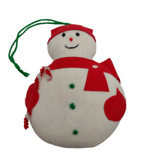 Vintage felt snowman for sale  Hendersonville