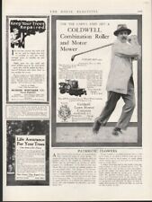 1914 COLDWELL MOWER EDWARD RAY GOLF SPORT LAWN GREEN COURSE CLUB MOTOR 22214 for sale  Shipping to Canada