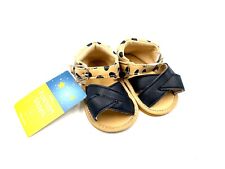 Sandálias sapatos bebê menina gancho e laço tiras 0-6m azul marinho bolinhas novas com etiquetas comprar usado  Enviando para Brazil
