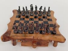 Vintage wooden chess for sale  RUGBY