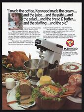 1979 Thorn Kenwood Chef Cream Juice Pate Salad Bread Butter Pie Coffee Print Ad for sale  Shipping to South Africa