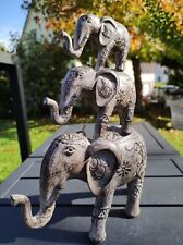 Sculpture totem éléphants d'occasion  Habsheim