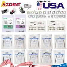 AZDENT Dental Orthodontic Metal Brackets Braces/Super Elastic Niti Arch Wires for sale  Shipping to South Africa