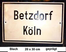 Blechschild köln betzdorf gebraucht kaufen  Mengerskirchen