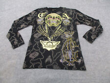 Camiseta Christian Audigier Masculina 2XL XXL Ouro Preto Charmed Life Los Angeles comprar usado  Enviando para Brazil