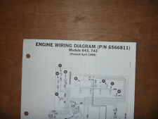 Bobcat 643 743 Skid Steer Engine Electrical Wiring Diagram Schematic Manual Book for sale  Shipping to Canada