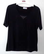 Damenshirt shirt schwarz gebraucht kaufen  Wismar-Umland II