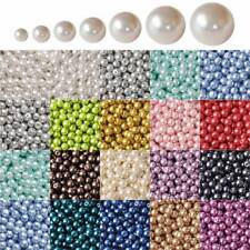 Pearl Glass Round Loose Beads 4mm/6mm/8mm/10mm/12mm/14mm/16mm for Jewelry Making til salg  Sendes til Denmark