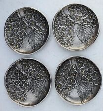 Coasters pewter floral for sale  Carlyle