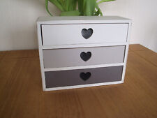 storage wooden box heart for sale  AMLWCH