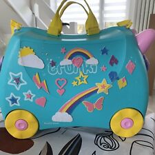 TRUNKI Una The Unicorn Kids Ride On Suitcase With Strap, key and original tail for sale  Shipping to South Africa