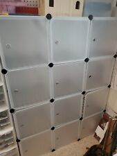 Cubos de almacenamiento portátiles KOUSI - 14 x 14 cubos (12 cubos) - más estables (añadir metal... segunda mano  Embacar hacia Argentina