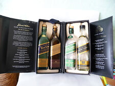 The Collection Johnnie Walker Green Black Gold Blue Label 4x 200ml used empty for sale  Shipping to South Africa