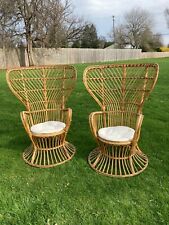 Vintage pair rattan for sale  Cherry Valley