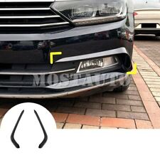 Para VW Passat B8 ABS estilo carbono para-choque dianteiro spoiler farol de neblina capa 2016-2019 comprar usado  Enviando para Brazil