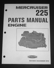 1973 Mercury MerCruiser 225 MIE Ford V-8 Inboard Engine Parts List C-90-66226 for sale  Shipping to South Africa