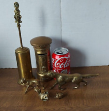 Antique brass figures for sale  WAKEFIELD