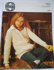 Knitting pattern cardigan for sale  Shipping to Ireland