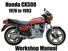 HONDA CX500 1978 to 1983 WORKSHOP MANUAL - PDF Files for sale  Shipping to South Africa