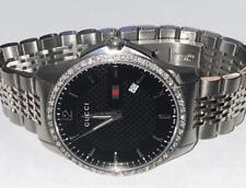 men s diamond gucci watches for sale  Roslyn Heights