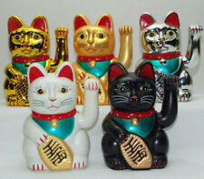 Usado, Gato de la suerte 5"6"7"8"10"" Lucky Cat gato guiño Maneki Neko amuleto de la suerte Feng Shui segunda mano  Embacar hacia Argentina