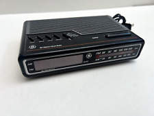 Antigo despertador digital GE rádio AM/FM. Modelo nº 7-4612 BKA. Testado, funciona! comprar usado  Enviando para Brazil