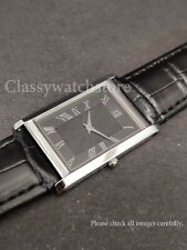 Tank Slim Quartz Men's With Rare Black Dial Roman Numeral Wrist Watch, used for sale  Shipping to South Africa