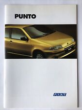 Fiat punto brochure for sale  LINCOLN