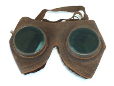 Antique leather goggles for sale  UK