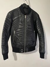 diesel leather jacket mens for sale  UXBRIDGE