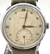 Antiguo Reloj Zenith Cuerda Manual Era Segunda Guerra Mundial TOTALMENTE REPARADO segunda mano  Embacar hacia Argentina