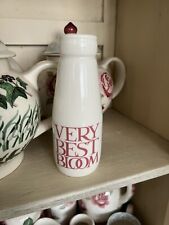Emma Bridgewater Pink Toast One Lovely Rose Small Milk Bottle - Unused 1st for sale  POTTERS BAR