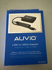 Adaptador AUVIO USB para HDMI computador para HDTV ou tela plana 1500397 comprar usado  Enviando para Brazil
