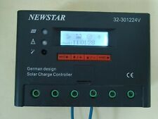 Usado, Controlador carregador solar Newstar 32-301224V design alemão 30A comprar usado  Enviando para Brazil