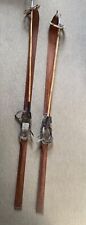 Antique wooden skis for sale  HOLMFIRTH