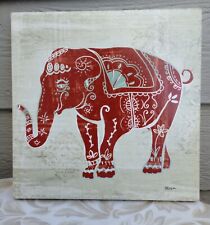 Red painted elephant for sale  Aurora