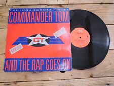 COMMANDER TOM AND THE RAP GOES ON NO LP MAXI 45T VINYLE EX COVER EX ORIGINAL 87 d'occasion  Rousset