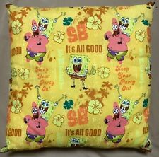 Yellow spongebob cushion for sale  CORBY