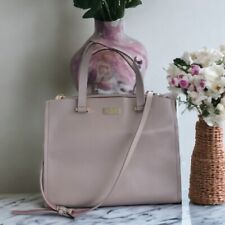 Kate Spade Arbour Hill Caley Almond & Pink Leather Handbag Tote Shoulder Bag for sale  Shipping to South Africa