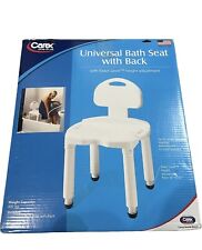 Carex Bath Seat Shower Chair with Back 400 lb Capacity. Open Box       for sale  Shipping to South Africa