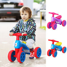 Bicicleta Baby Balance treinamento seguro para crianças 4 rodas de borracha lisas com lixeira de armazenamento comprar usado  Enviando para Brazil