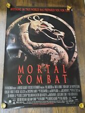 Pôster de filme VINTAGE "Mortal Kombat" 1995 New Line Home Video Promo Rolled comprar usado  Enviando para Brazil