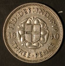 Threepence 1937 1944 for sale  SIDMOUTH