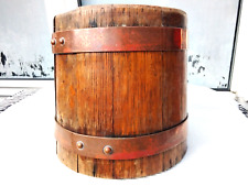 VINTAGE WOODEN BARREL PLANTER FLOWER POT for sale  Shipping to South Africa