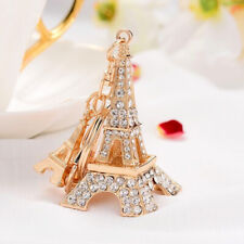 Chaveiro de cristal berloque bolsa de carro torre Eiffel strass presente romântico comprar usado  Enviando para Brazil